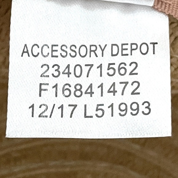 Accessory Depot Wide Brim Floppy Straw Beachy Embroidered Vacation Sun Hat NWT - Picture 8 of 8